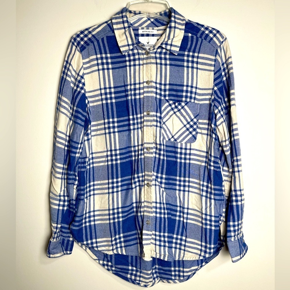 American Eagle Outfitters Women's Boyfriend Fit Flannel